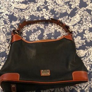Dooney &Bourke black and brown bag